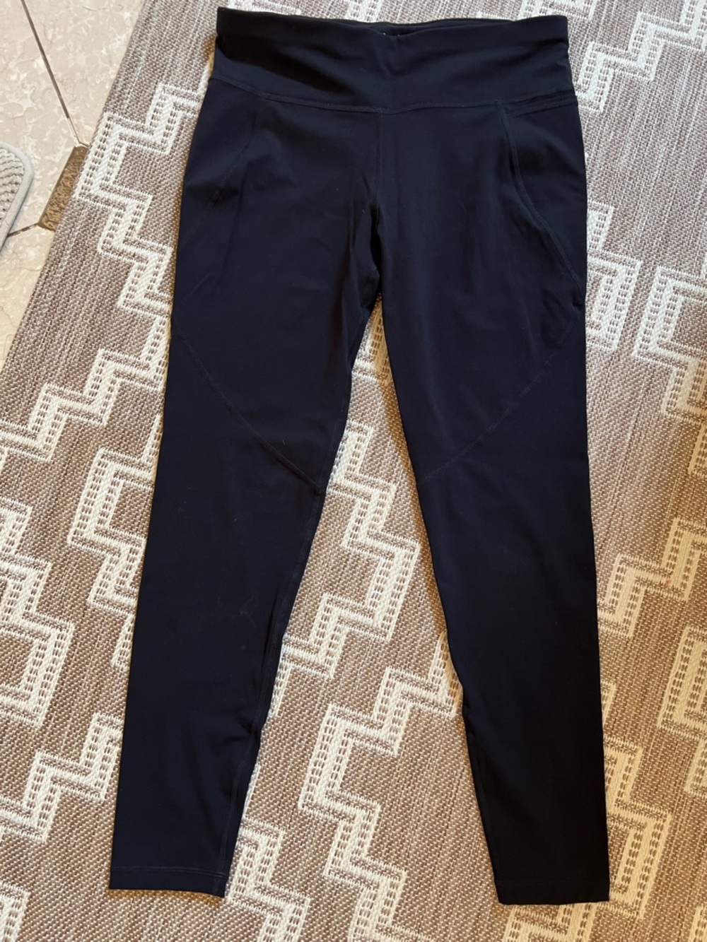 Sweaty Betty Black High-Rise Logo Leggings